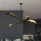 EMIBIG - nowoczesna, designerska lampa sufitowa LOTUS IV black/gold