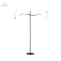 EMIBIG - nowoczesna, designerska lampa podłogowa LOTUS, white/gold