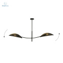 EMIBIG - nowoczesna, designerska lampa sufitowa LOTUS black/gold