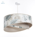 BPS Koncept - lampa wisząca z abażurem BOHO MISKANT PALM ASYMMETRY