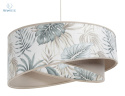 BPS Koncept - lampa wisząca z abażurem BOHO MISKANT PALM ASYMMETRY