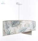 BPS Koncept - lampa wisząca z abażurem BOHO MISKANT PALM ASYMMETRY