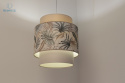 BPS Koncept - lampa wisząca z abażurem BOHO MISKANT PALM, walec