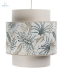 BPS Koncept - lampa wisząca z abażurem BOHO MISKANT PALM, walec