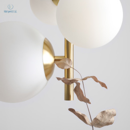 ARTERA - skandynawska lampa wisząca BLOOM 4 BRASS