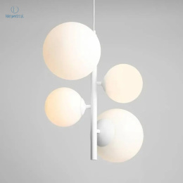 ARTERA - skandynawska lampa wisząca BLOOM 4 WHITE