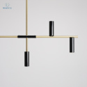 ARTERA - nowoczesna lampa wisząca TREVO 6 BRASS BLACK