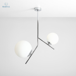 ARTERA - nowoczesna, skandynawska lampa sufitowa GALLIA 2 CHROME