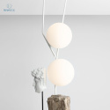 ARTERA - nowoczesna, skandynawska lampa sufitowa GALLIA WHITE LONG