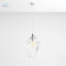 ARTERA - nowoczesna, skandynawska lampa wisząca AURA CHROME TRANSPARENT