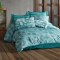 Darymex - Pościel bawełniana SPOTY TURQUOISE, 160x200 cm+2x(70x80 cm) COTTONLOVE JACQUARD