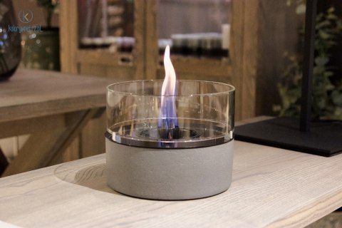 TENDERFLAME - ekologiczna świeca premium CAFE 18 - concrete