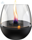 TENDERFLAME - ekologiczna świeca premium TULIP 18 - reactive porcelain black