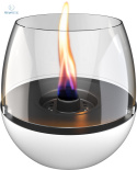 TENDERFLAME - ekologiczna świeca premium TULIP 18 - reactive porcelain white