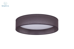 DUOLLA - lampa sufitowa/plafon LED ANTHRACITE, 45x10 cm, antracyt