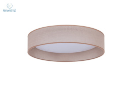 DUOLLA - lampa sufitowa/plafon LED BEIGE, 45x10 cm, beżowy