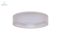 DUOLLA - lampa sufitowa/plafon LED ECRU, 45x10 cm, ecru