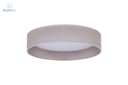 DUOLLA - lampa sufitowa/plafon LED GREY, 45x10 cm, szara