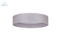 DUOLLA - lampa sufitowa/plafon LED STEEL GREY, 45x10 cm, szary stalowy