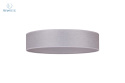 DUOLLA - lampa sufitowa/plafon LED STEEL GREY, 45x10 cm, szary stalowy