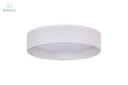 DUOLLA - lampa sufitowa/plafon LED WHITE, 45x10 cm, biała