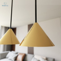 EMIBIG - nowoczesna lampa wisząca glamour ELIT 6 GOLD, czarno-złota