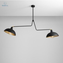 ARTERA - nowoczesna, loftowa lampa sufitowa ESPACE 2 BLACK